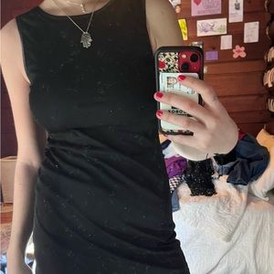 Beautiful sparkly black mini dress